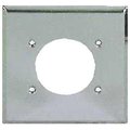 Eaton Wiring Devices Wallplate 2G Sgl Rng/Dryr Mtl 68-BOX